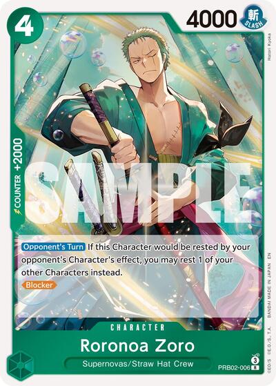 Roronoa Zoro - PRB02-006 - Rare - The Best- Vol. 2