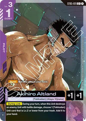 Akihiro Altland (C+) - ST05-011 - Full Art Common - Starter Deck 05: Iron Bloom