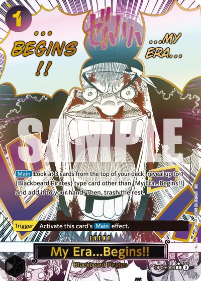 My Era...Begins!! - OP09-096 - Rare (Alternate Art) - The Best- Vol. 2