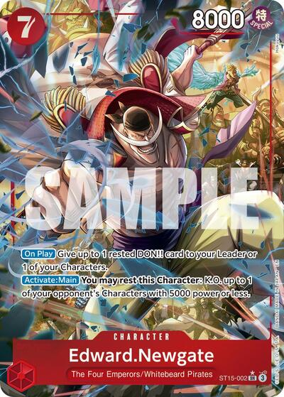 Edward.Newgate - ST15-002 - Super Rare (Alternate Art) - The Best- Vol. 2