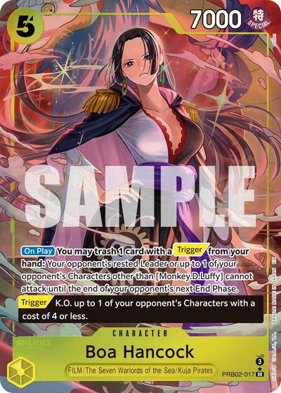Boa Hancock - PRB02-017 - Super Rare (Alternate Art) - The Best- Vol. 2