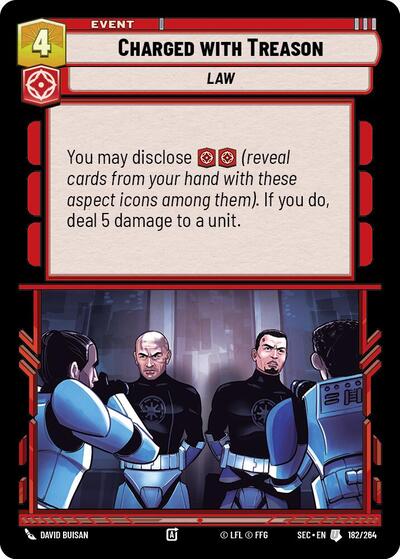 Charged with Treason - 182/264 - Uncommon - Secrets of Power
