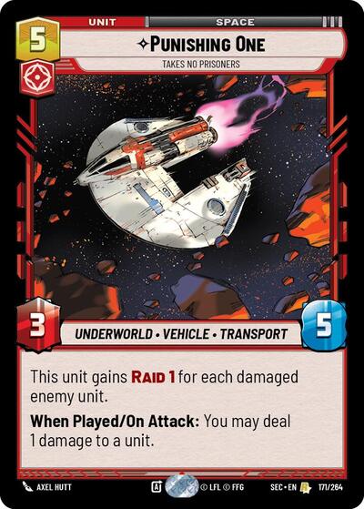 Punishing One - Takes No Prisoners - 171/264 - Rare - Secrets of Power