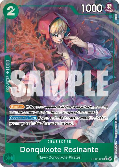 Donquixote Rosinante - OP05-030 - Rare (Alternate Art) - The Best- Vol. 2