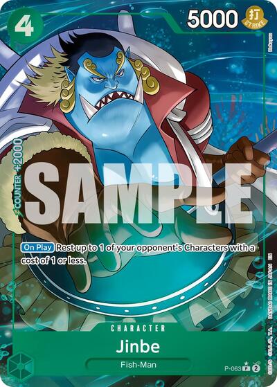 Jinbe - P-063 - Promo (Alternate Art) - The Best- Vol. 2