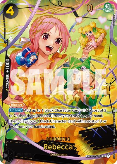 Rebecca - OP05-091 - Super Rare (Special Alternate Art) - The Best- Vol. 2