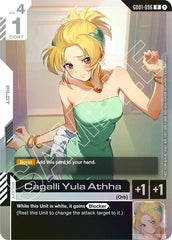 Cagalli Yula Athha (Championship Participation Pack 01) - GD01-096 - RARE - Gundam Promotional Cards