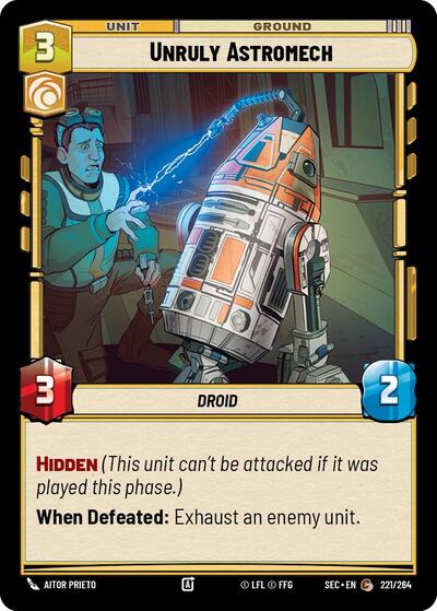 Unruly Astromech - 221/264 - Common - Secrets of Power