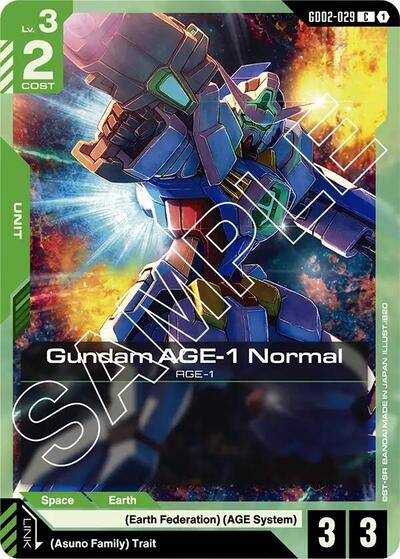 Gundam AGE-1 Normal - GD02-029 - COMMON - Dual Impact
