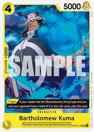 Bartholomew Kuma (Tournament Pack 2025 Vol. 4) - OP09-108 - Uncommon - One Piece Promotion Cards