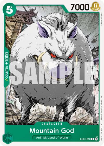Mountain God - EB01-018 - Common (Reprint) - The Best- Vol. 2