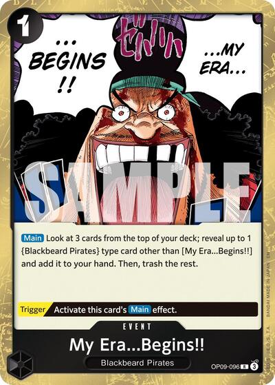 My Era...Begins!! - OP09-096 - Rare (Reprint) - The Best- Vol. 2