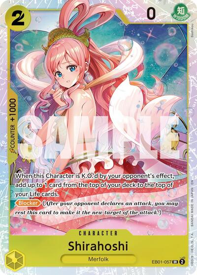 Shirahoshi - EB01-057 - Super Rare (Reprint) - The Best- Vol. 2