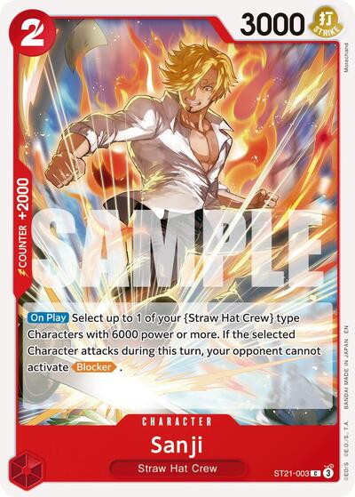 Sanji - ST21-003 - Common (Reprint) - The Best- Vol. 2