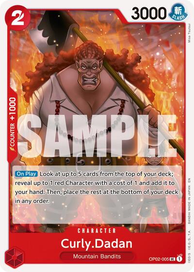 Curly.Dadan - OP02-005 - Uncommon (Reprint) - The Best- Vol. 2