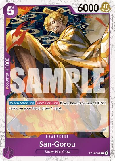 San-Gorou - ST18-003 - Common (Pirate Foil) - The Best- Vol. 2