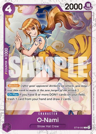 O-Nami - ST18-002 - Common (Pirate Foil) - The Best- Vol. 2