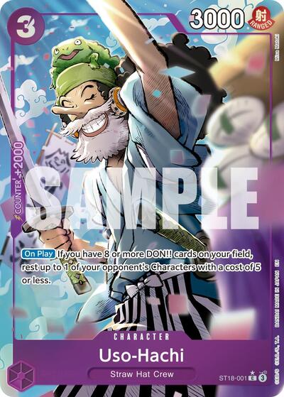 Uso-Hachi - ST18-001 - Common (Alternate Art) - The Best- Vol. 2