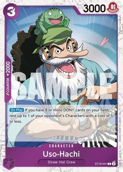 Uso-Hachi - ST18-001 - Common (Pirate Foil) - The Best- Vol. 2