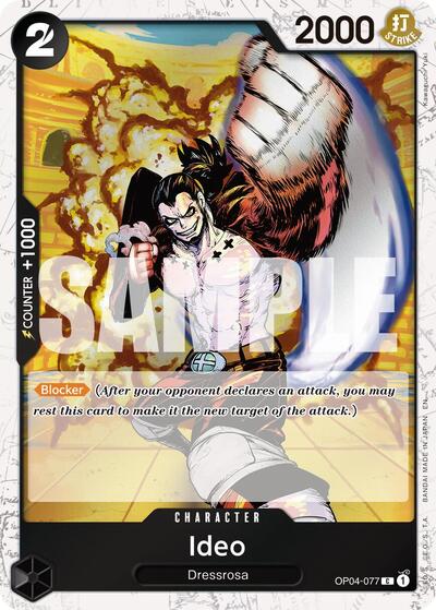 Ideo - OP04-077 - Common (Pirate Foil) - The Best- Vol. 2