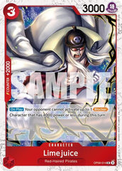 Limejuice - OP09-014 - Uncommon (Pirate Foil) - The Best- Vol. 2