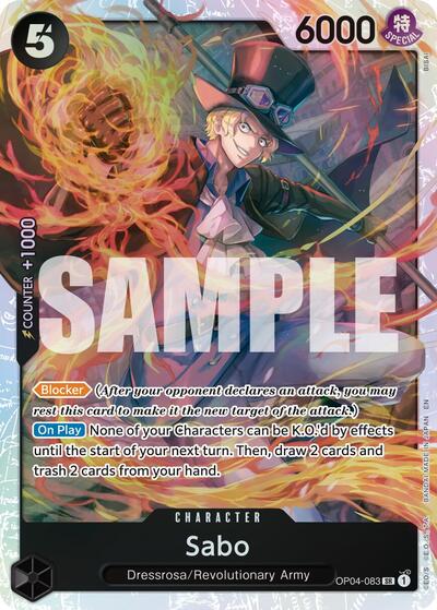 Sabo - OP04-083 - Super Rare (Reprint) - The Best- Vol. 2
