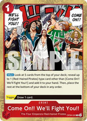 Come On!! We'll Fight You!! - OP09-020 - Rare (Reprint) - The Best- Vol. 2