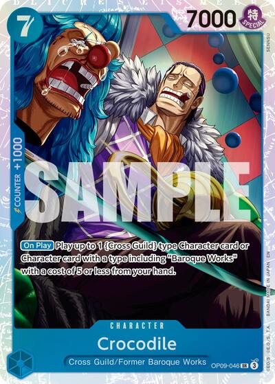 Crocodile - OP09-046 - Super Rare (Reprint) - The Best- Vol. 2