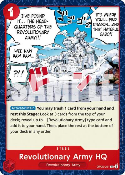 Revolutionary Army HQ - OP05-021 - Uncommon (Reprint) - The Best- Vol. 2