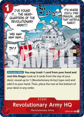 Revolutionary Army HQ - OP05-021 - Uncommon (Pirate Foil) - The Best- Vol. 2