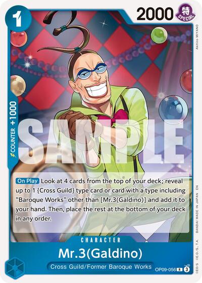 Mr.3(Galdino) - OP09-056 - Rare (Reprint) - The Best- Vol. 2