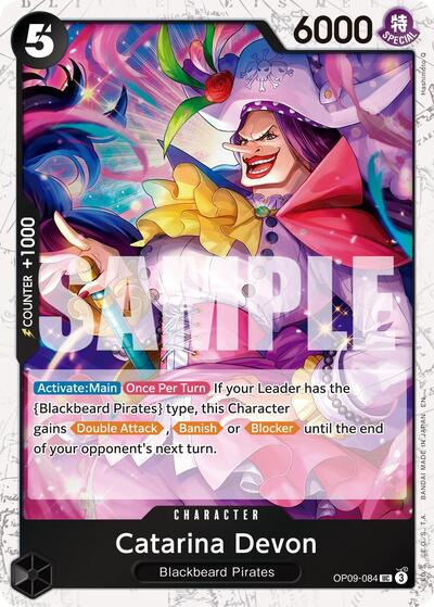 Catarina Devon - OP09-084 - Uncommon (Pirate Foil) - The Best- Vol. 2