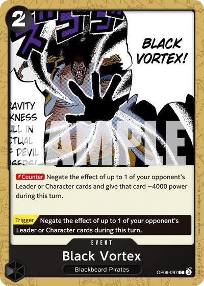 Black Vortex - OP09-097 - Common (Reprint) - The Best- Vol. 2