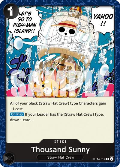 Thousand Sunny - ST14-017 - Common (Reprint) - The Best- Vol. 2