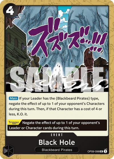 Black Hole - OP09-098 - Uncommon (Reprint) - The Best- Vol. 2