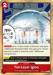 Ten-Layer Igloo - OP10-018 - Common (Pirate Foil) - The Best- Vol. 2