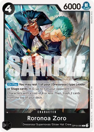 Roronoa Zoro - OP10-095 - Rare (Reprint) - The Best- Vol. 2