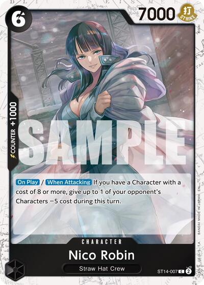 Nico Robin - ST14-007 - Common (Pirate Foil) - The Best- Vol. 2