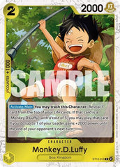 Monkey.D.Luffy - ST13-014 - Common (Pirate Foil) - The Best- Vol. 2