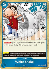White Snake - OP06-059 - Uncommon (Pirate Foil) - The Best- Vol. 2