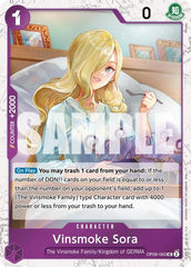 Vinsmoke Sora - OP06-063 - Uncommon (Pirate Foil) - The Best- Vol. 2