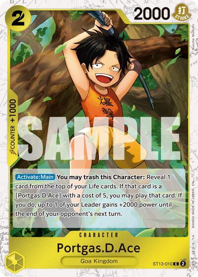 Portgas.D.Ace - ST13-010 - Common (Pirate Foil) - The Best- Vol. 2