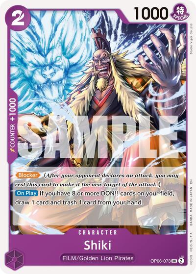 Shiki - OP06-073 - Uncommon (Reprint) - The Best- Vol. 2