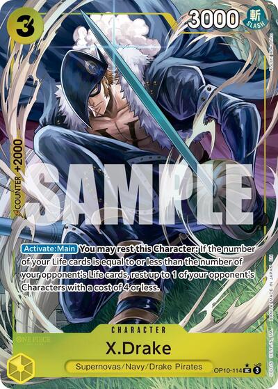 X.Drake - OP10-114 - Uncommon (Alternate Art) - The Best- Vol. 2