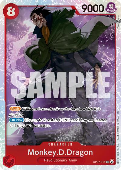 Monkey.D.Dragon - OP07-015 - Super Rare (Reprint) - The Best- Vol. 2