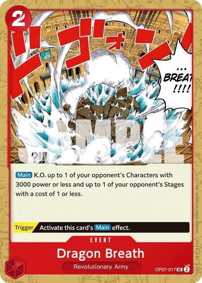 Dragon Breath - OP07-017 - Uncommon (Reprint) - The Best- Vol. 2