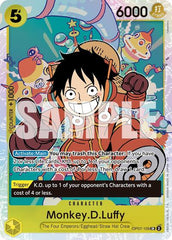 Monkey.D.Luffy - OP07-109 - Super Rare (Reprint) - The Best- Vol. 2