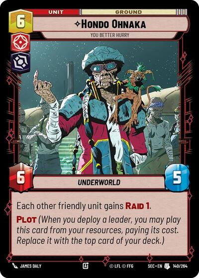 Hondo Ohnaka - You Better Hurry - 140/264 - Uncommon - Secrets of Power