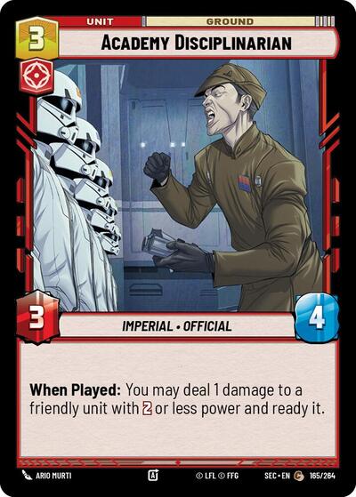 Academy Disciplinarian - 165/264 - Common - Secrets of Power