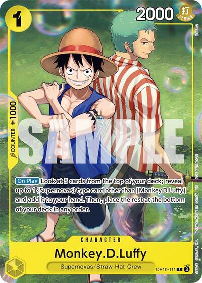 Monkey.D.Luffy (Learn Together Deck Set - Set Sail Event) - OP10-111 - Rare - One Piece Promotion Cards